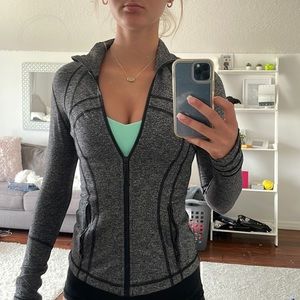 Grey/Black Lululemon Define Jacket